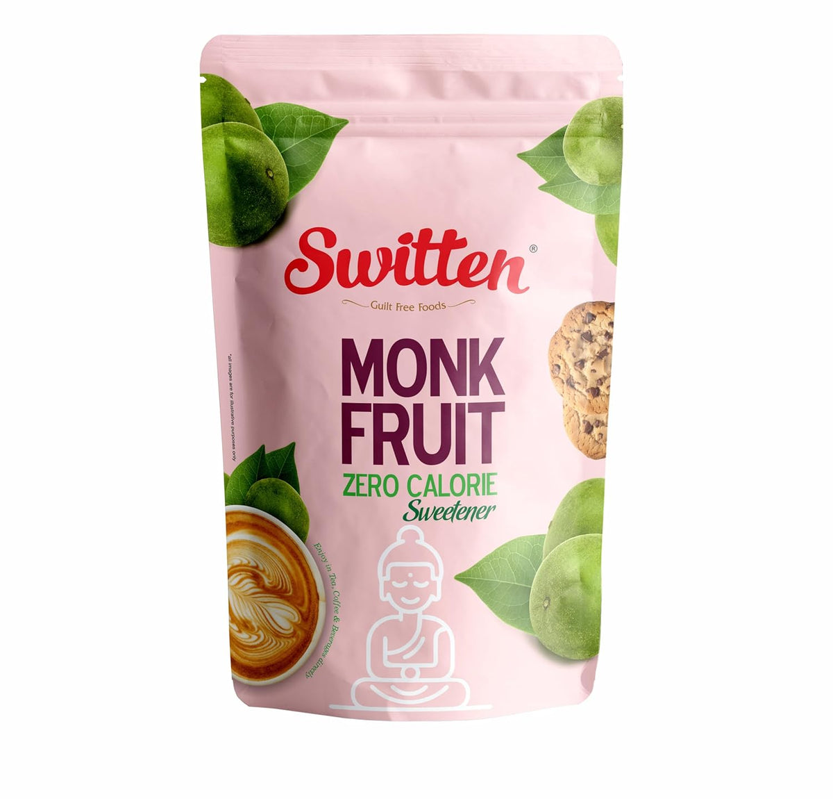Switten Monk Fruit Sweetener 200g I White Sugar Substitute