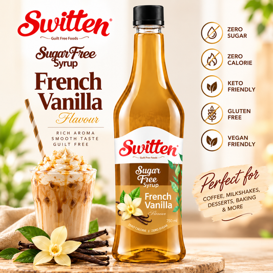Switten Sugar Free French Vanilla Syrup, 750 ml
