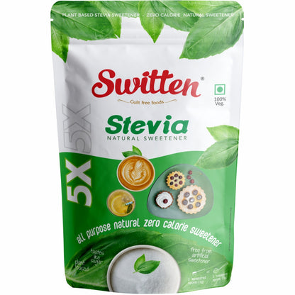 Switten Sugar free Stevia 5x Natural Sweetner (100g)IUse in Tea, Coffee, Cookies