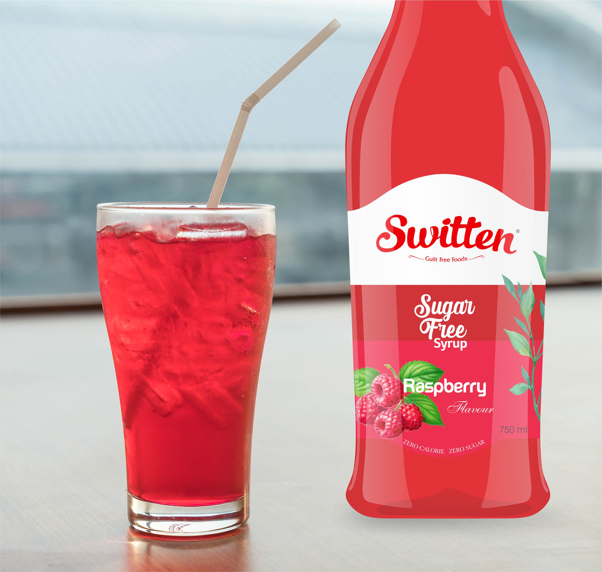 Sugar Free Raspberry Syrup 750ml