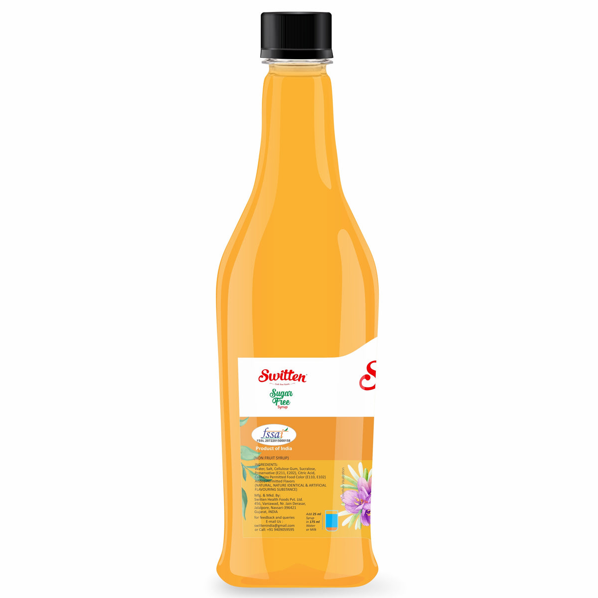 Sugar Free Spanish Saffron Syrup 750ml