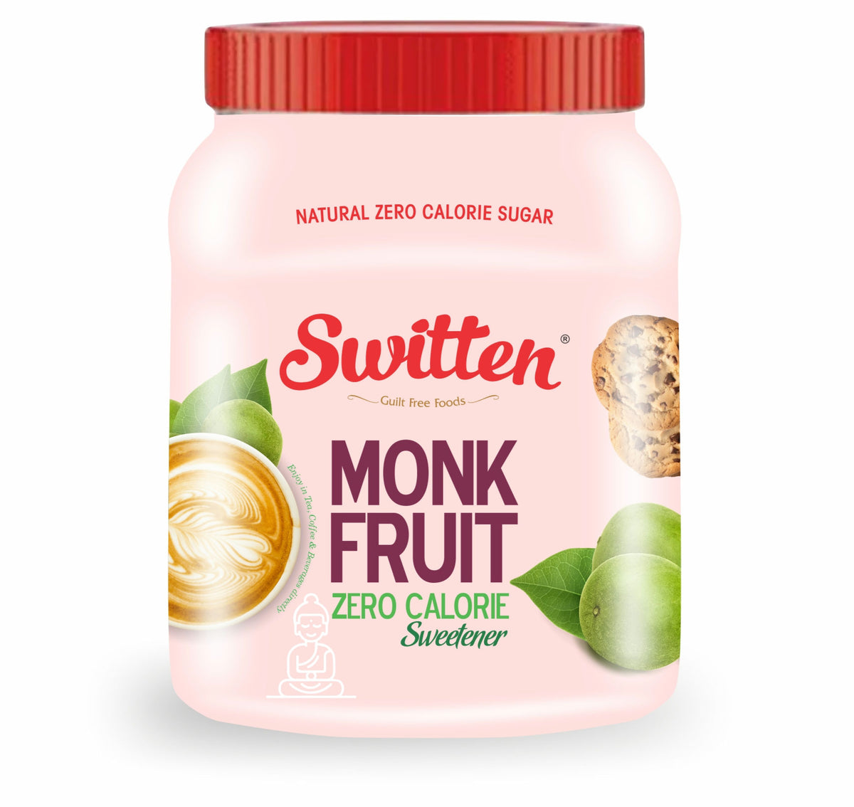 Switten Monk Fruit Sweetener 400g I White Sugar Substitute