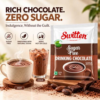 Switten Sugar Free Drinking Chocolate Pack of 10
