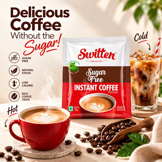 Sugar Free Instant Coffee Premix Pack of 10